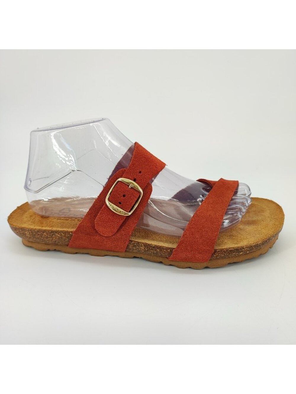Yokono Ibiza Women's Size 9 US Orange Leather Strappy Sandals